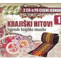Krajiski Hitovi 1 - Legende krajiske muzike - 3 CD Krajiski Hitovi 1 - Legende krajiske muzike - 3 CD